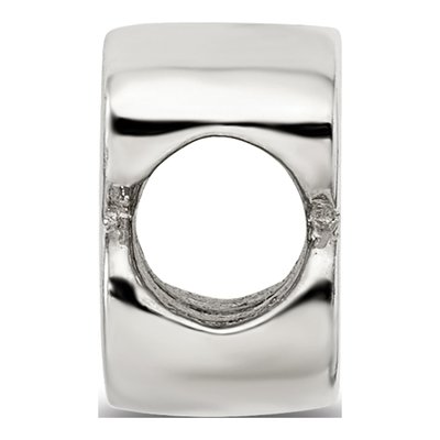 Sterling Silver Script Letter B Bead – view 4