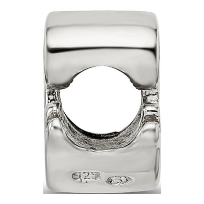 Sterling Silver Script Letter G Bead – view 4