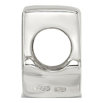 Sterling Silver Script Letter Y Bead – view 4