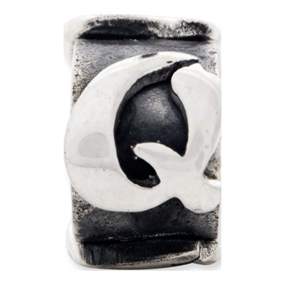 Sterling Silver Letter Q Bead – view 5
