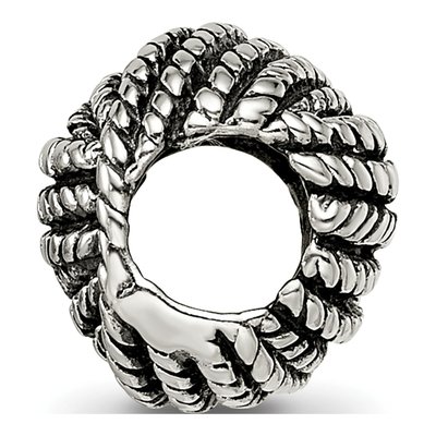 Sterling Silver Ball of Yarn Bead – view 4
