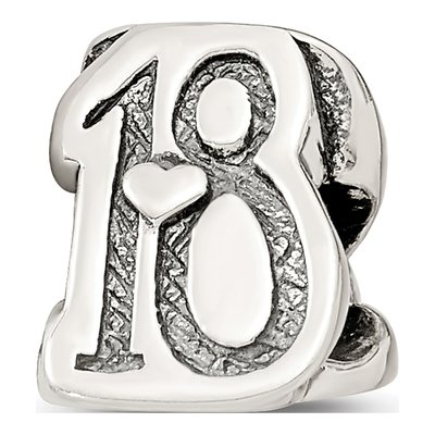 Sterling Silver 'sweet ' Bead