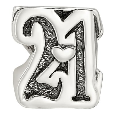 Sterling Silver 'sweet ' Bead – view 5
