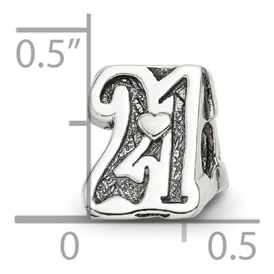 Sterling Silver 'sweet ' Bead – view 6