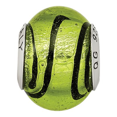 Sterling Silver Murano Glass Bead – view 5