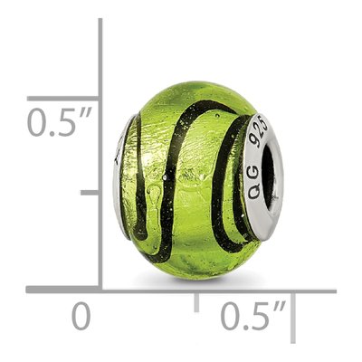 Sterling Silver Murano Glass Bead – view 7