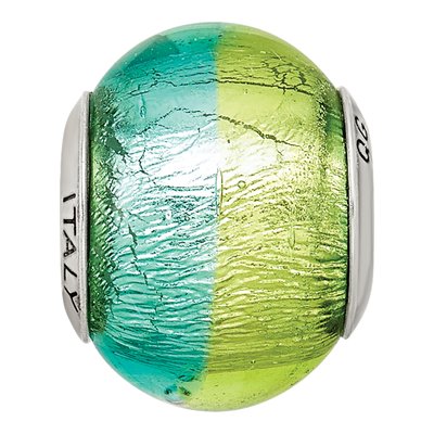 Sterling Silver Murano Glass Bead – view 6