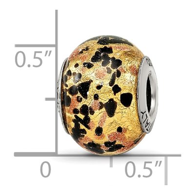 Sterling Silver Murano Glass Bead – view 7