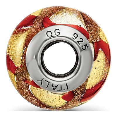 Sterling Silver Murano Glass Bead – view 4