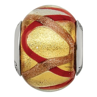 Sterling Silver Murano Glass Bead – view 6
