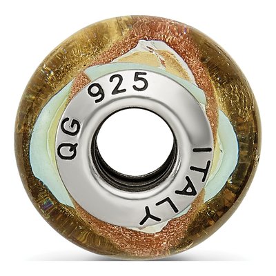 Sterling Silver Murano Glass Bead – view 4