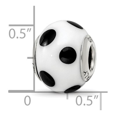Sterling Silver Murano Glass Bead – view 7