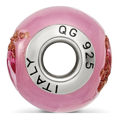 Sterling Silver Murano Glass Bead – view 4
