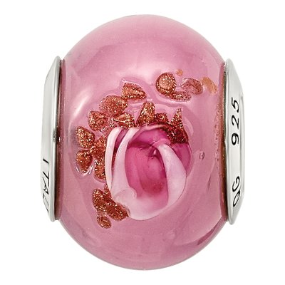 Sterling Silver Murano Glass Bead – view 5