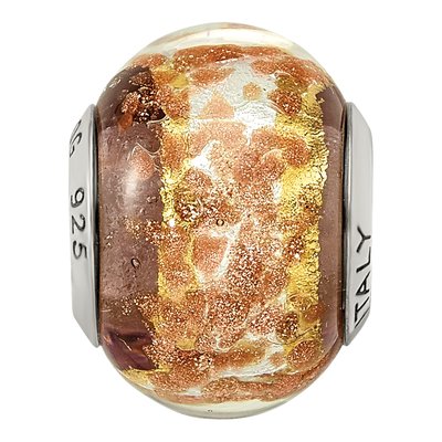 Sterling Silver Murano Glass Bead – view 5