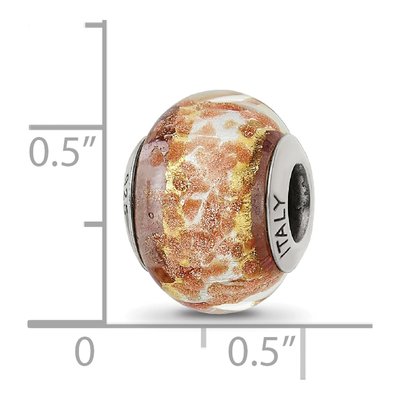 Sterling Silver Murano Glass Bead – view 7