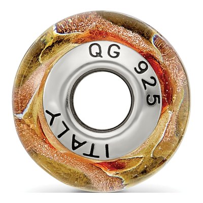 Sterling Silver Murano Glass Bead – view 4