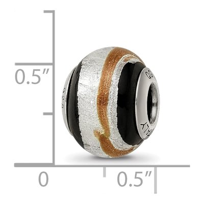 Sterling Silver Murano Glass Bead – view 7