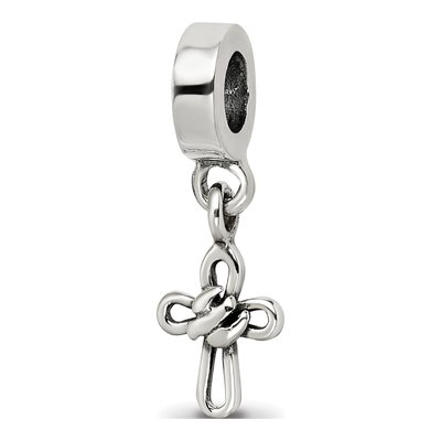 Sterling Silver Cross Dangle Bead