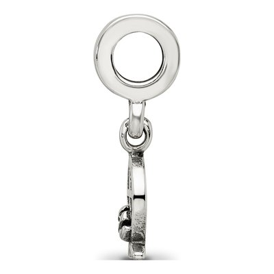 Sterling Silver Ichthus Dangle Bead – view 4
