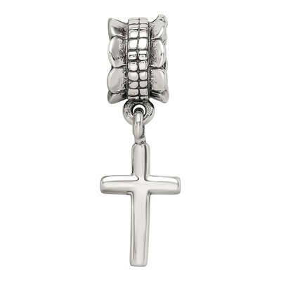 Sterling Silver Cross Dangle Bead – view 6