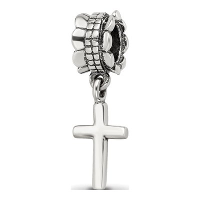 Sterling Silver Cross Dangle Bead