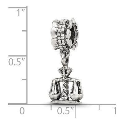 Sterling Silver Justice Dangle Bead – view 5