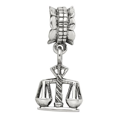 Sterling Silver Justice Dangle Bead – view 6