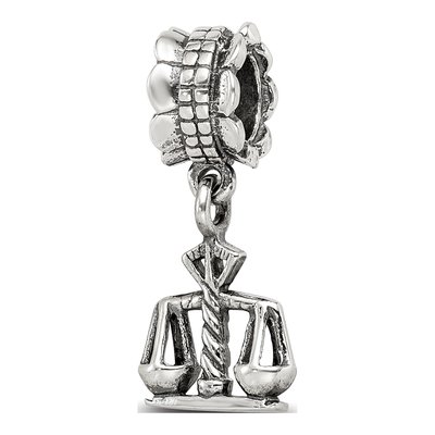 Sterling Silver Justice Dangle Bead