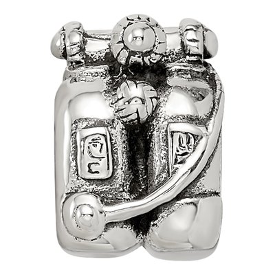 Sterling Silver Scuba Tanks Bead – view 5
