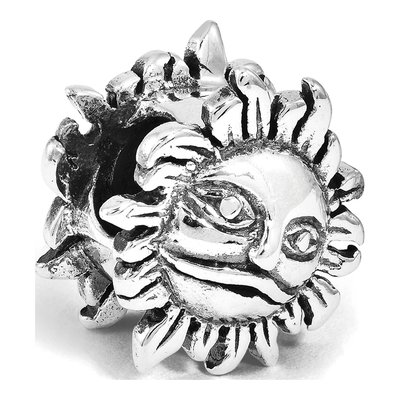 Sterling Silver Sun Bead – view 8