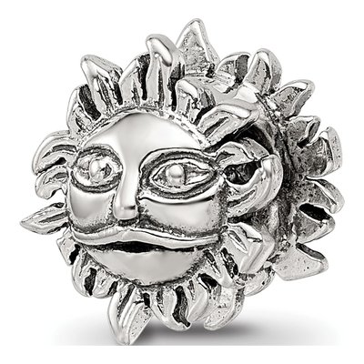 Sterling Silver Sun Bead