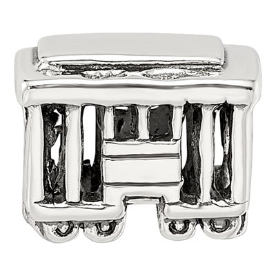 Sterling Silver Streetcar Bead – view 6