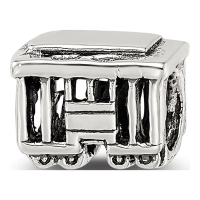Sterling Silver Streetcar Bead