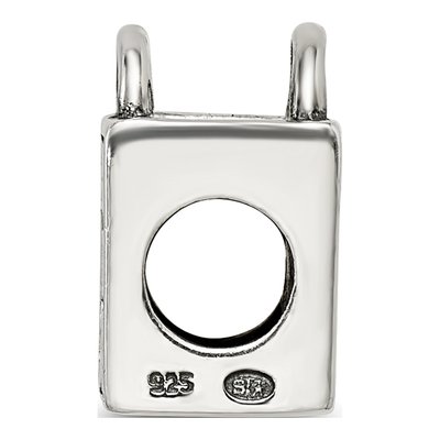 Sterling Silver 'born to Shop' Bead – view 4