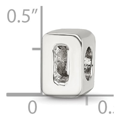 Sterling Silver Numeral Bead – view 6