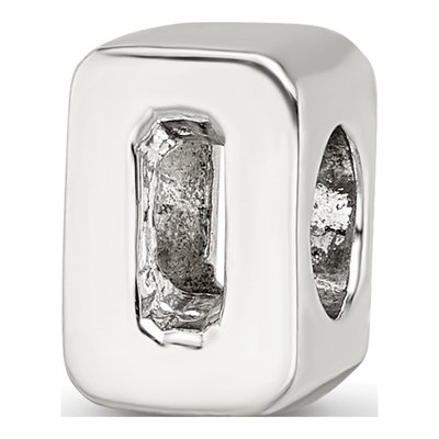 Sterling Silver Numeral Bead
