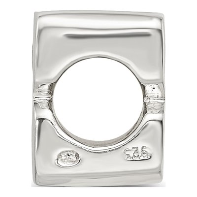 Sterling Silver Number 3 Bead – view 4