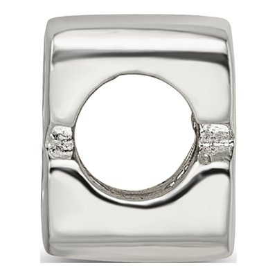 Sterling Silver Number 8 Bead – view 4