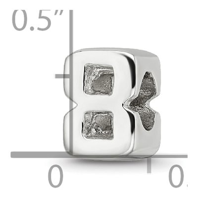 Sterling Silver Number 8 Bead – view 6