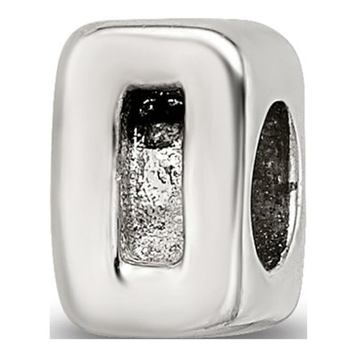 Sterling Silver Kids Number 0 Bead