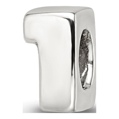 Sterling Silver Kids Number 1 Bead