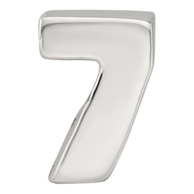 Sterling Silver Kids Number 7 Bead – view 5