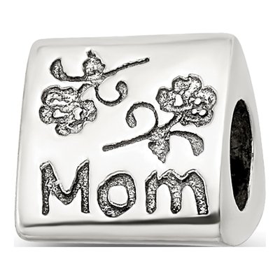 Sterling Silver Mom Trilogy Bead – view 8