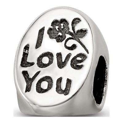 Sterling Silver Mom Trilogy Number 1 Bead