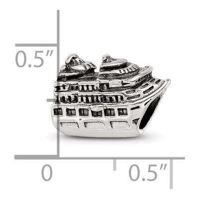 Sterling Silver Cruise Ship Bead – view 5