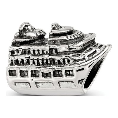 Sterling Silver Cruise Ship Bead