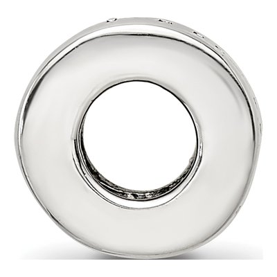 Sterling Silver Live Laugh Love Spacer Bead – view 4