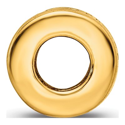 Gold-Plated Sterling Silver Live Laugh Love Spacer Bead – view 4