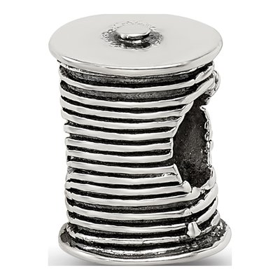 Sterling Silver Thread Needle Bead – view 6